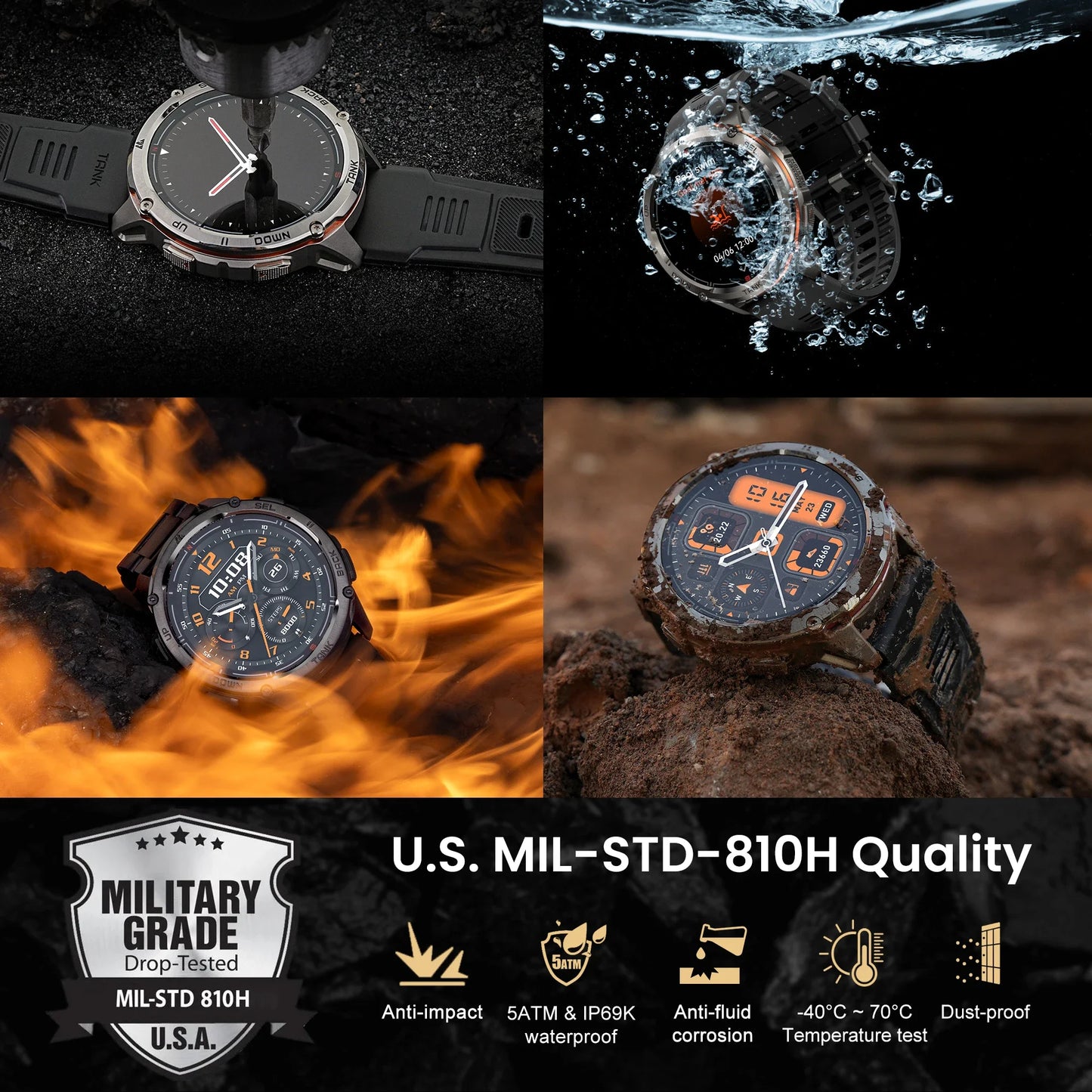 KOSPET Tank T3 Ultra 2 GPS Smartwatch For Men