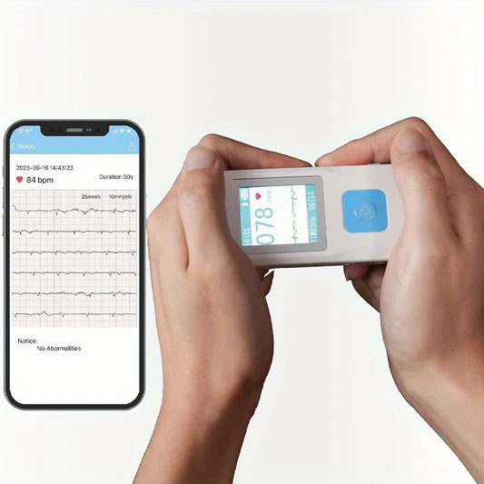 KTSCMRR ECG Monitor PM10 Portable EKG With Heart Rate Bluetooth