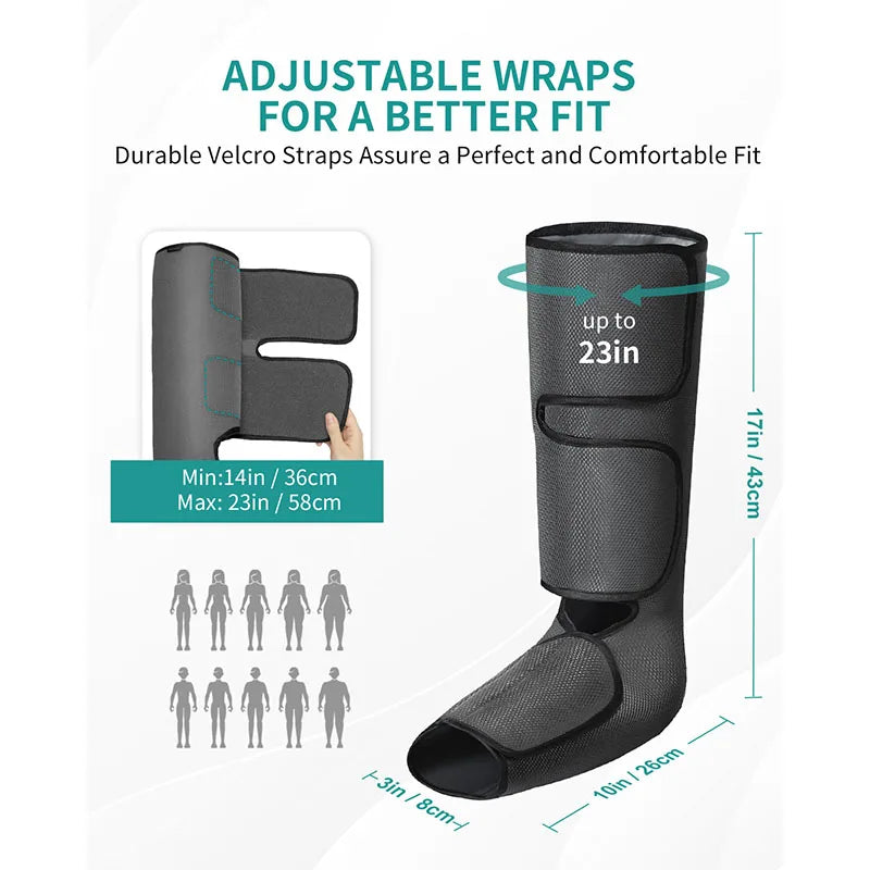 Nekteck Leg Massager Air Compression Calf Wraps