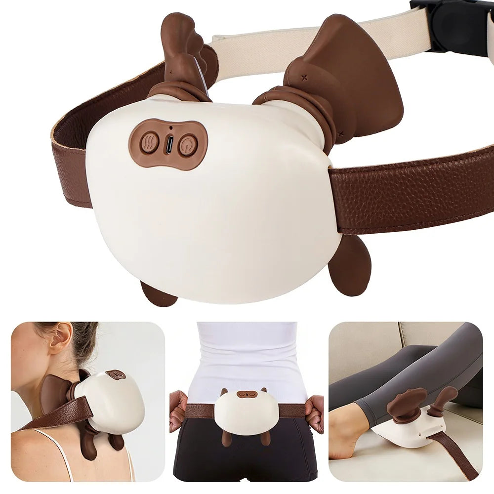 Foreverlily Electric Wireless Neck and Shoulder Massager for Relaxation