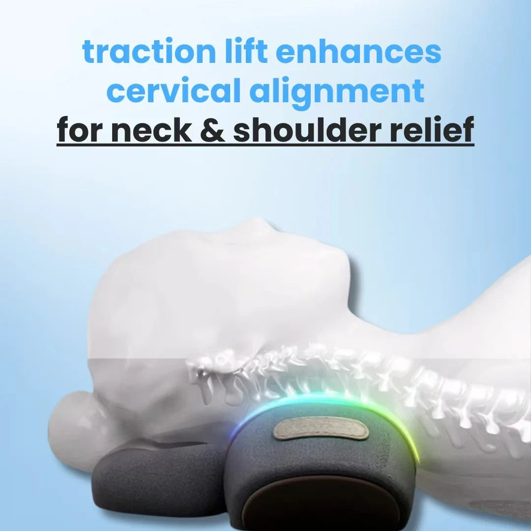 Okayso Soothe 3-In-1 Neck Massager With Traction Heat