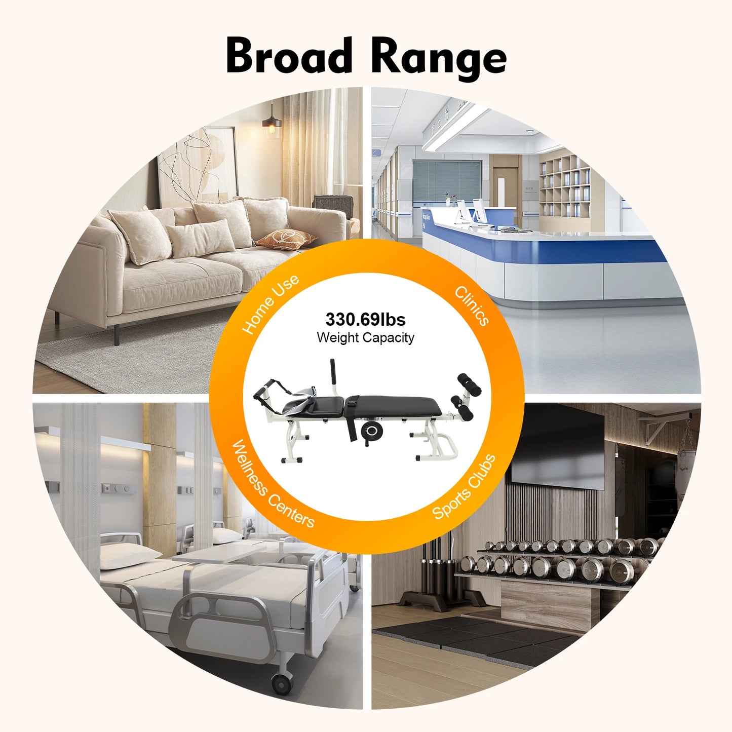 Floor Standing Cervical Spine Stretching Device For Home Use