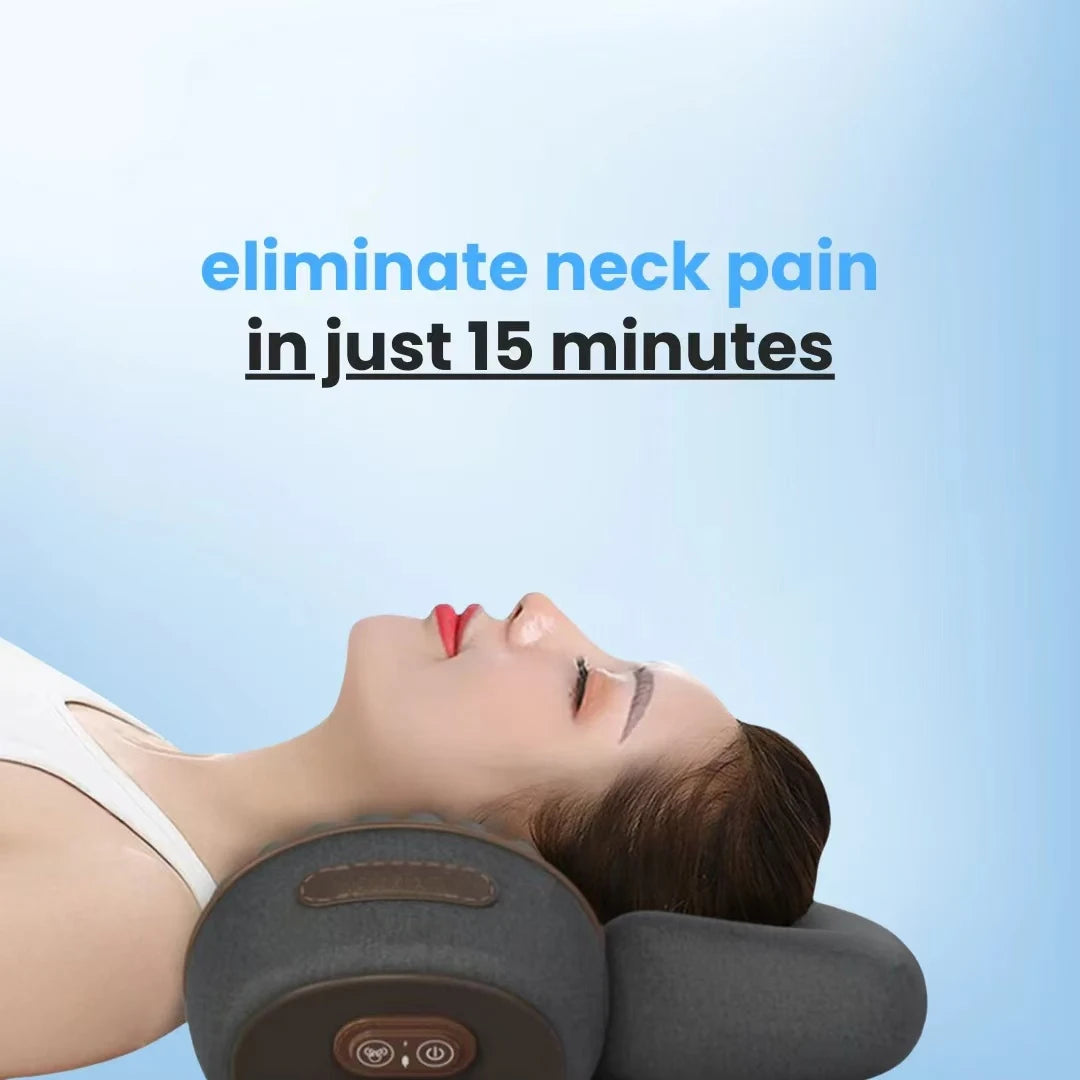 Okayso Soothe 3-In-1 Neck Massager With Traction Heat
