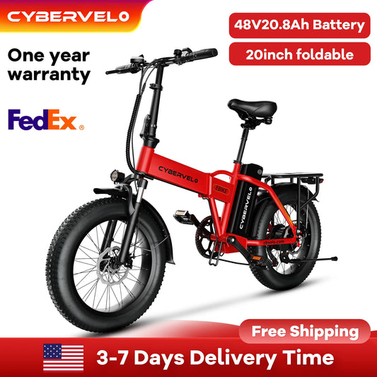 CYBERVELO Mars700 Folding Electric Bike With Removable Battery