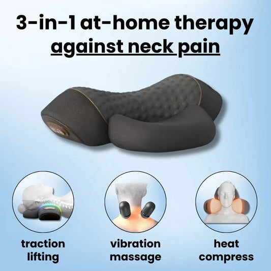 Okayso Soothe 3-In-1 Neck Massager With Traction Heat