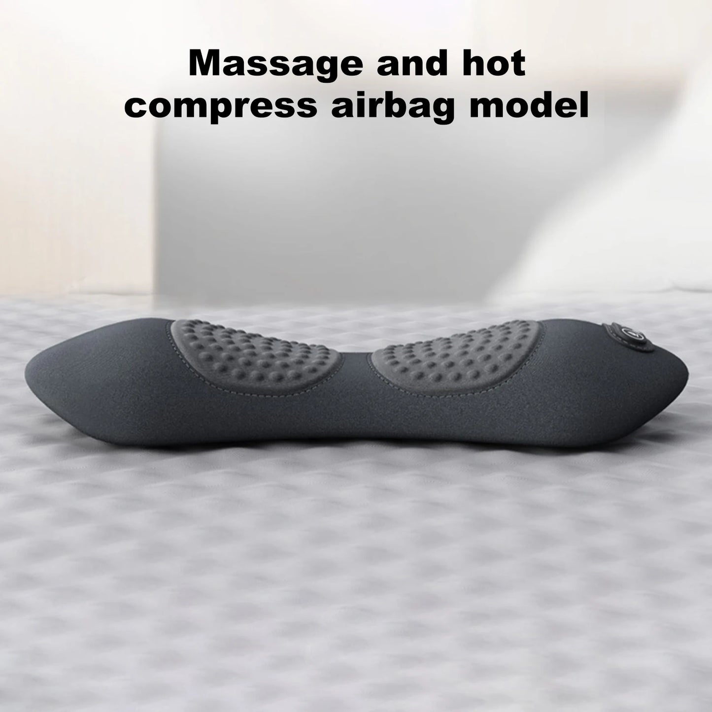 APWIKOGER 3-in-1 Electric Lumbar Support Pillow With Heat Memory Foam