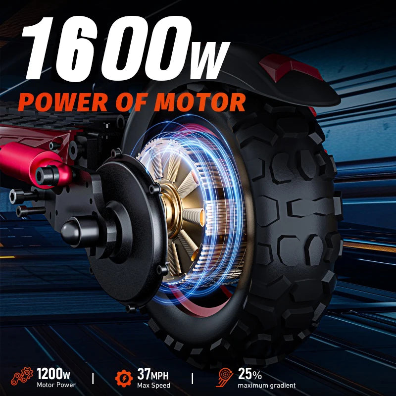 J11 Plus Foldable Dual Suspension Electric Scooter 1000W 60-80km Range