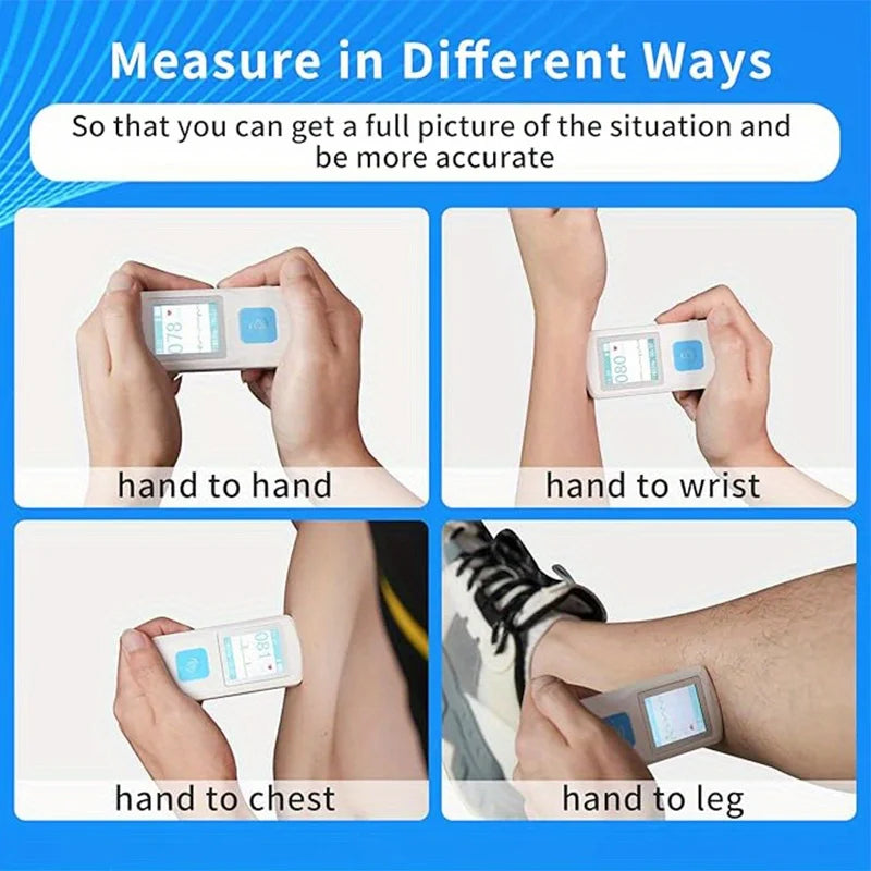 KTSCMRR ECG Monitor PM10 Portable EKG With Heart Rate Bluetooth