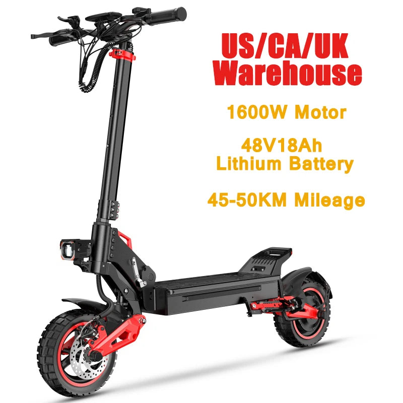 J11 Plus Foldable Dual Suspension Electric Scooter 1000W 60-80km Range
